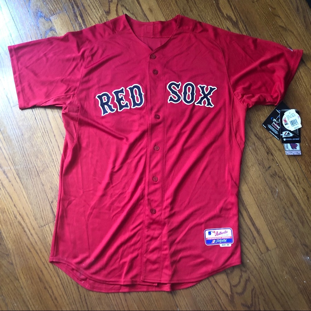 Dustin Pedroia Red Sox Jersey Authentic Cool Base